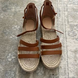 J Crew espadrille gladiator wedge sandal 8